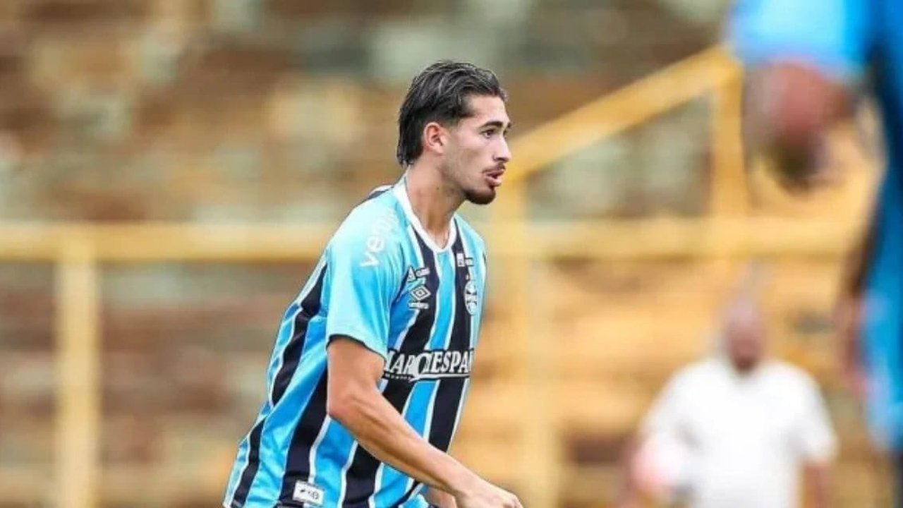 Pedro Gabriel, Grêmio, em foto de moonbh.com.br