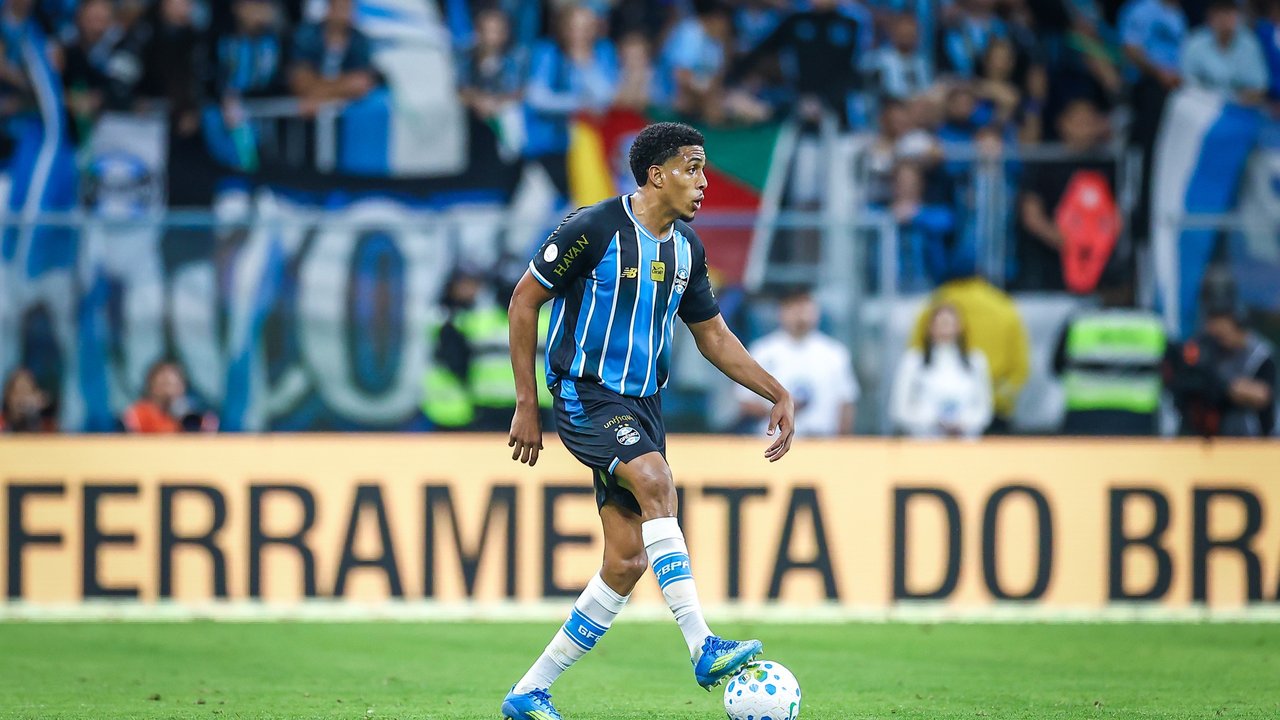 Cena da partida do Grêmio