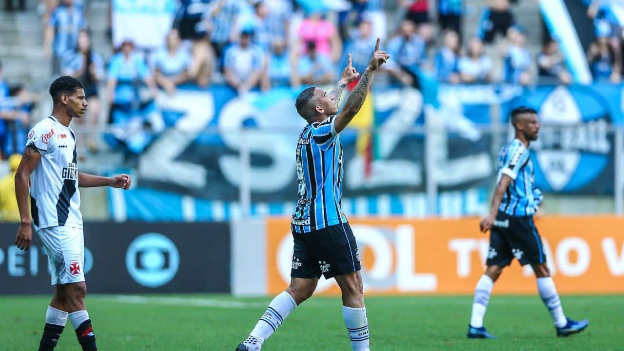 Cena de jogo do Grêmio