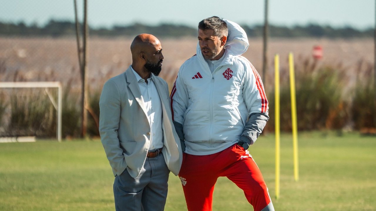 Cena da partida do Internacional